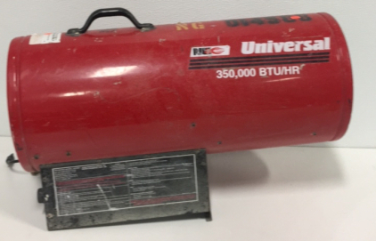 Universal 350,000 BTU/HR Natural Gas Worksite Heater