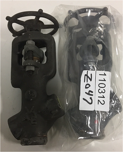 (2) Velan 1/2” Socket Weld Non rising Globe Valve