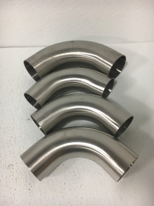 (3”-90 degree)(2 1/2 -90 degree) stainless steel pipes