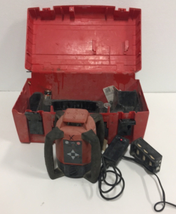 Hilti Rotating Laser With Hard Carry Case, (2) Batteries and Charger