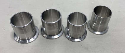 (4) 2&rdquo;x6&rdquo; Stainless Steel Hose Adapters, (8) 2&rdquo;x5&rdquo; Stainless Steel Hose Adapters, (4) 2&rdquo;x2&rdquo; Stainless Steel Adapters (1) 9.5&rdquo;x2&rdquo; Stainless Steel Hose Adapter