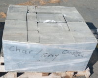 Pallet Of Charcoal Grey Owyhee Wall Stones