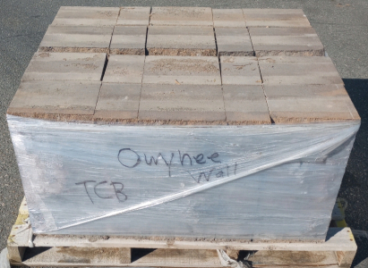 Pallet Of Terracotta Blend Owyhee Wall Stones