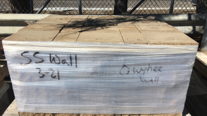 Pallet Of Terracotta Blend Owyhee Wall Stones