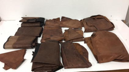 (12) Various Sizes of Leather