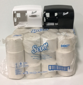 Pack Of 36 Rolls Scott Toilet Paper-Scott Toilet Paper Dispensers