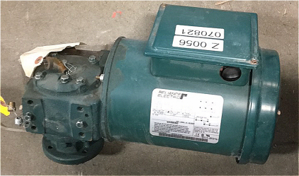 Reliance Electric 1/2Hp Electric Motor With Dodge Gear Unit Attached