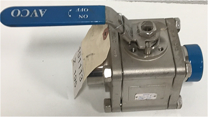 (1) Avco Brand 2” WCB 1000 WOG Ball valve