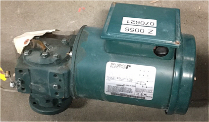 Reliance Electric 1/2Hp Electric Motor With Dodge Gear Unit Attached