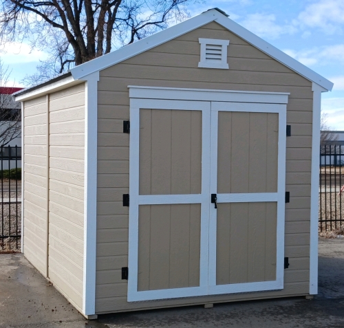 Outdoor Wood Storage Shed 9.5 ft. H x 9 ft. W x 12 ft. D