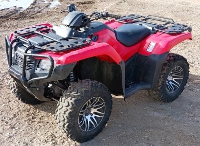 2014 Red Honda ATV 4WD