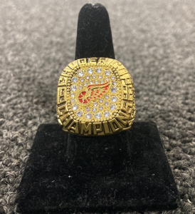 1986 Calder Cup Adirondack Red Wings Championship Replica Ring