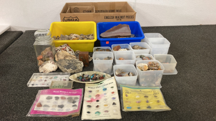 Natural Gemstone, Mineral And Ore Samples