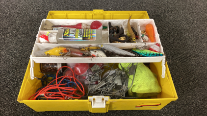 Plano Tackle Box With Lures, Leaders And More