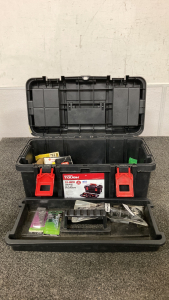 Hyper Tough 19-Inch Toolbox With Tools, Fasteners And More