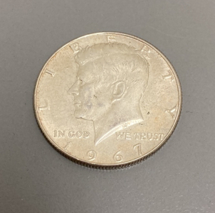 1967 40 % Silver Half Dollar&mdash; Verified Authentic