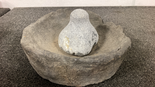 Stone Mortar And Pestle