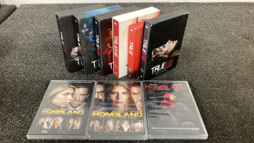 Trueblood Seasons 2-7 And Homeland Seasons 2-4