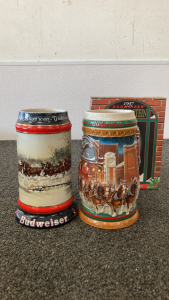 Budweiser Beer Steins