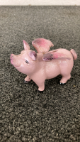 Cast Iron Flying Pig Bank