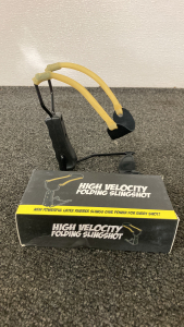 New High Velocity Folding Slingshot