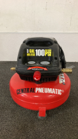 Central Pneumatic 3 Gal Oilless Air Compressor- Works