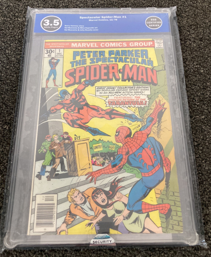 Graded Peter Parker, The Spectacular Spider-Man No.1 Comic