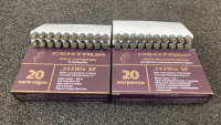 (40) Rnds. .243 Win SP Ammo