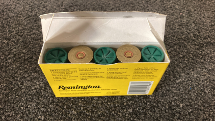 (5) Rnds. Remington Peters 12 Ga. Ammo