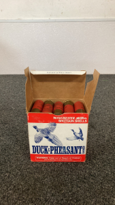 (25) Winchester Western Duck & Pheasant Load 12 Ga. Amo