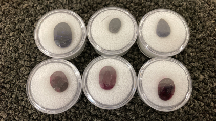 Madagascar Ruby And Mozambique Sapphire Cabochons