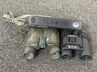 Pair of Tasco and Bushnell Binoculars as well as Ranging TLR 75 - 6