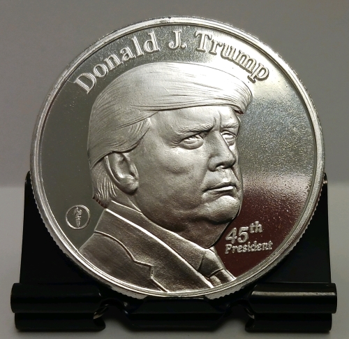 Donald Trump 1 Troy Ounce .999 Fine Silver Round - Verified Authentic