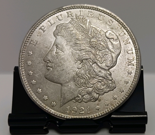 1921 Silver Morgan Dollar - Verified Authentic