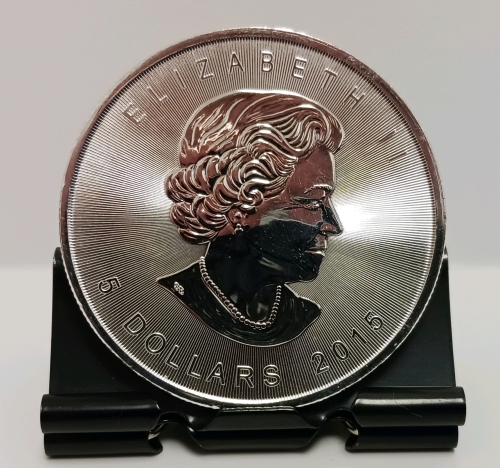 "Elizabeth II 5 Dollars 2015" .999 Fine Silver 1 Ounce Round - Verified Authentic