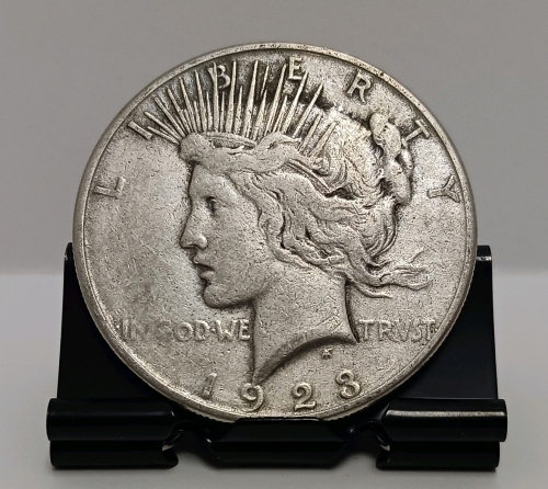 1928 Silver Peace Dollar - Verified Authentic