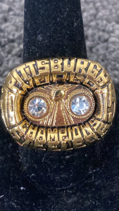 1975 Pittsburgh Steelers Championship Replica Ring