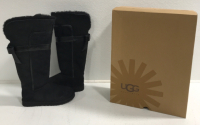 Tall Black UGG Australia Boots (Size 8)