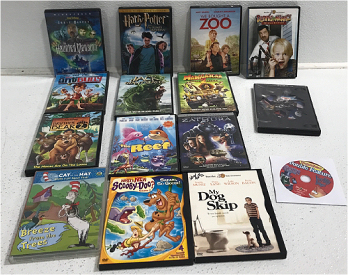 (15) Assorted Children/Family DVDs