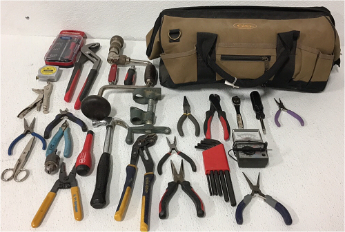 CLC Tool Bag-Pliers-Snips and more