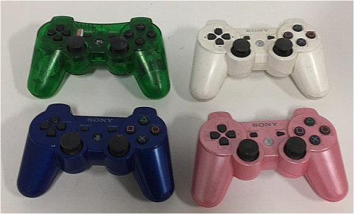 (4) Sony PlayStation 3 Wireless Controllers