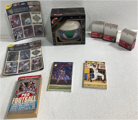 1992 Complete Handbook Pro Football, Oct/Nov 1992 Ballstreet Journal, Nov 1991 Ballstreet Journal, Tops 1991 Special Stadium Set, (2) 1992 Superstar Collections, (3) Ultra Pro Toploaders