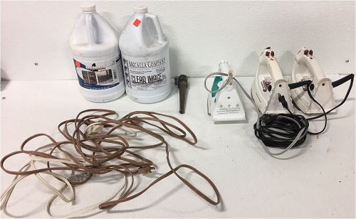 (3) Irons-Cords and more