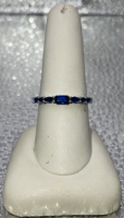 (1) Blue Sapphire .925 Ring Size 9