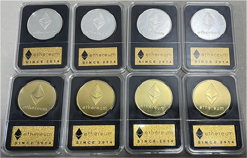 (8) Souvenir Ethereum Digital Currency Tokens