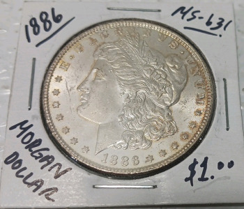 1886 Morgan Dollar