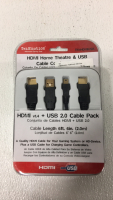 (3) TekNmotion HDMI and USB Cords