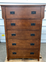 5-Drawer Wood Dresser