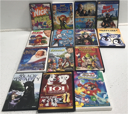 (14) Assorted Children/Family DVDs