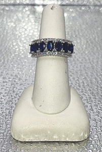 (1) Blue Topaz .925 Ring Size 7